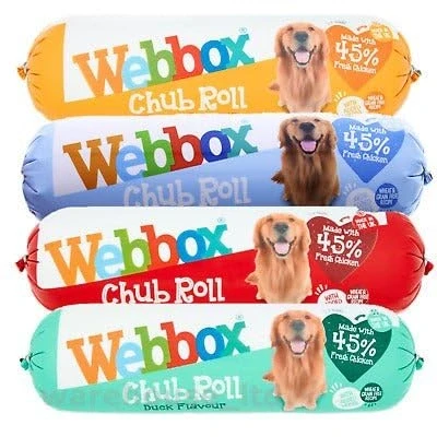 Image of PRIME CHUB ASSORTED FLAVOURS 12X800G SAUSAGE DOG FOOD MEATY TREAT (1X CASE)