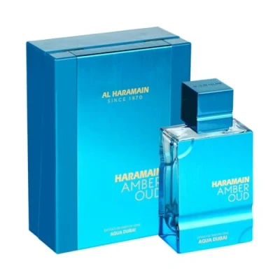 Image of Amber Oud Aqua Dubai by Al Haramain for Men 3.33 oz Extrait De Parfum Spray
