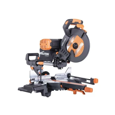 Image of Evolution Power Tools R255SMS DB+ Multi material Sliding Mitre Saw 255mm 1600W 110V