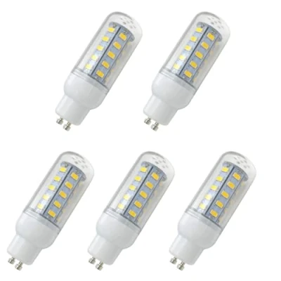 Image of Aoxdi GU10 LED Bulbs 6W, Warm White 3000K, 36 SMD 5730 Spotlight, Energy Saving Light Bulbs, AC 220 240V, 5 Pack