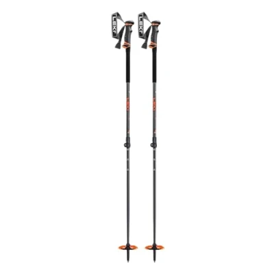 Image of LEKI Helicon Lite Ski Poles Dark Anthracite/Neon Orange 110 145 cm
