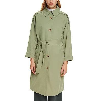 Image of ESPRIT Women&#039;s 013CC1G312 Jacket, 345/Light Khaki, S