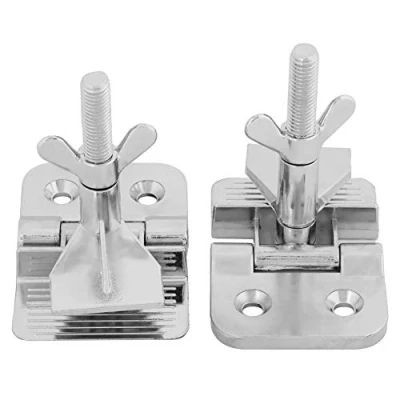 Image of SANON 2PCS Butterfly Hinge Clamp Silk Screen Printing Metal Frame DIY Hobby Tool