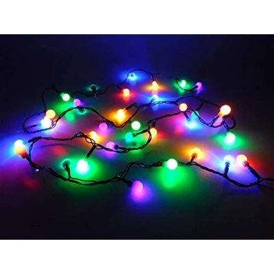 Image of Christmas Concepts® 35 Multi Colour LED Berry Lights With 3m Green Cable Fairylights Indoor