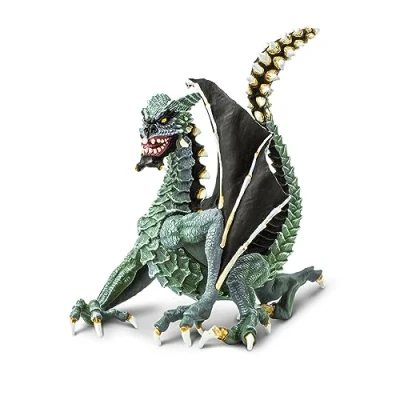 Image of Safari Ltd. Sinister Dragon Realistic Hand Painted Toy Figurine Model Quality Construction from Phthalate, Lead and BPA Free Materials For Ages 3 Up