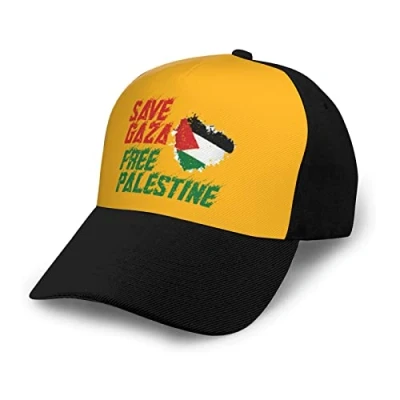 Image of 351 Baseball Hats Unisex Save Gaza Free Palestine Sun Visor Hat Personalised Trucker Cap Adjustable Hip Hop Cap, for Travel, Cycling, Tennis