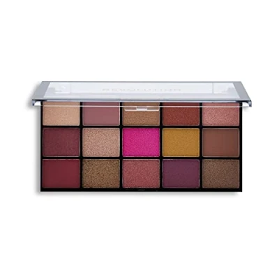 Image of Revolution Beauty London London, Reloaded, Eyeshadow Palette, Prestige, 15 Shades, 16.5 g