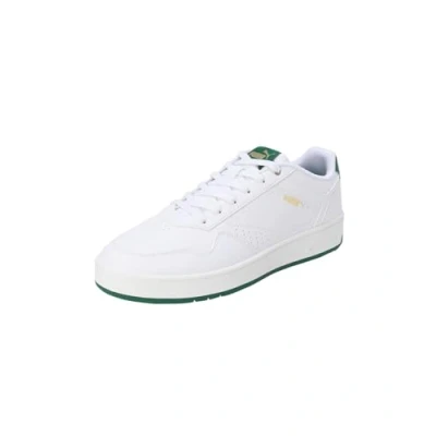 Image of Puma Unisex Adults Court Classic Sneakers, White Vine Gold, 5 UK