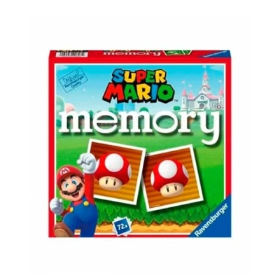 Image of Ravensburger Super Mario Toys Mini Memory Game Matching Picture Snap Pairs For Kids Age 3 Years Up Educational Todder Toy