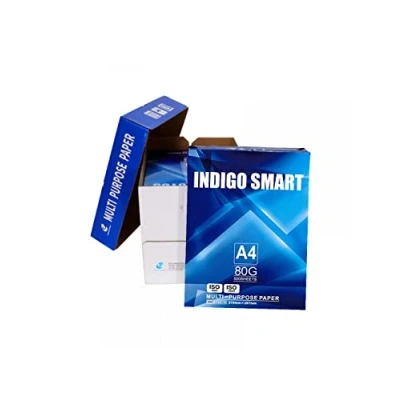 Image of indigo® Smart A4 Paper Professional Business Multipurpose Copier Laser Inkjet 80 GSM Box of 5 Reams 2500 Sheets