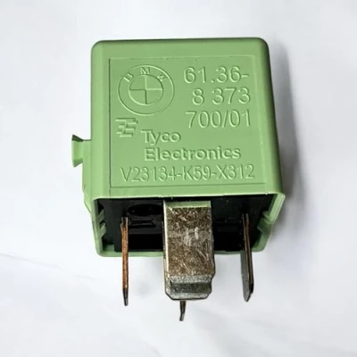 Image of BMW Genuine Relay Make Contact White Green Fits E81 E82 E87 LCI 61368373700