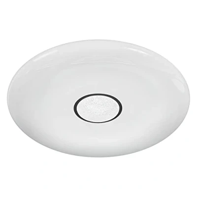Image of LEDVANCE Smart LEDWall and Ceiling Luminaire for Indoor Use with WiFi Technology, Tunable White (3000K 6500K), Gray, 495 mm, Compatible Google Alexa Voice Control, SMART+ ORBIS FRAME