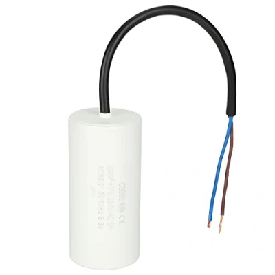 Image of CBB60 Run Capacitor,with Wire Lead 250V AC 100uF 50/60Hz Capacitor for Motor Air Compressor