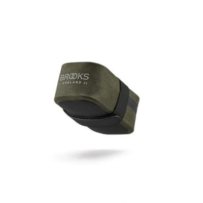 Image of Brooks England Scape Saddle Pocket Bag, Mud Green, Cycling and Gravel Bag