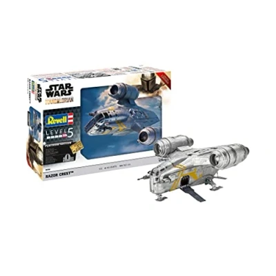 Image of Revell Platinum Edition 06788 Star Wars: The Mandalorian Razor Crest (Din Djarin) 1:72 Scale Unbuilt/Unpainted Limited Plastic Model Kit with Photoetched &amp; Resin Parts