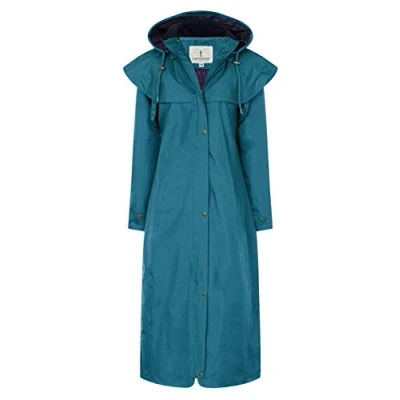 Image of LightHouse Outback Womens Full Length Waterproof Raincoat (Deep Sea, 16)