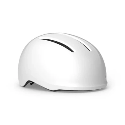Image of MET Vibe MIPS E bike Commuter Cycling Helmet, Glossy White, Size 52 56cm