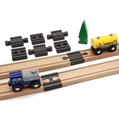 Image of Locorico Pack of Tracks for Wooden Train compatible Brio