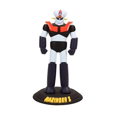 Image of SD TOYS Mazinger Z Collectible Figure on Exhibition Podium, 9 x 5 cm