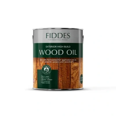 Image of Fiddes Exterior High Build Wood Oil 2.5 Litre