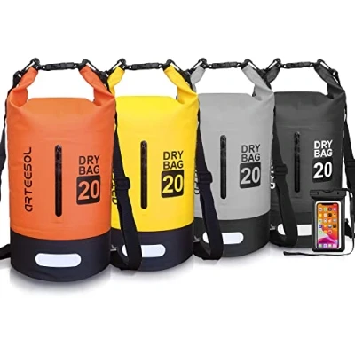 Image of Blackace arteesol Waterproof Dry Bag 5L 10L 20L 30L with Long Adjustable Handle for Kayaking Boat Excursion Canoe/Fishing/Rafting/Swimming/Snowboarding