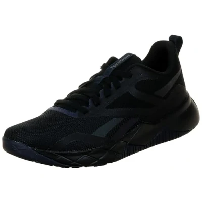 Image of Reebok Men&#039;s NFX Trainer Training Shoes, Black/Vector Navy/Footwear White, 7.5 UK