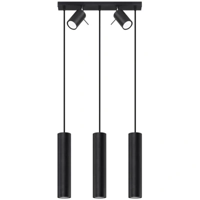 Image of Ring Bar Pendant Ceiling Light Black