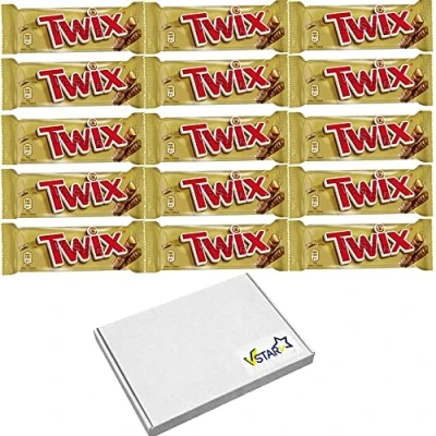 Image of TWIX Brown Chocolate Box (15 Bars X 50G) Original VSTAR