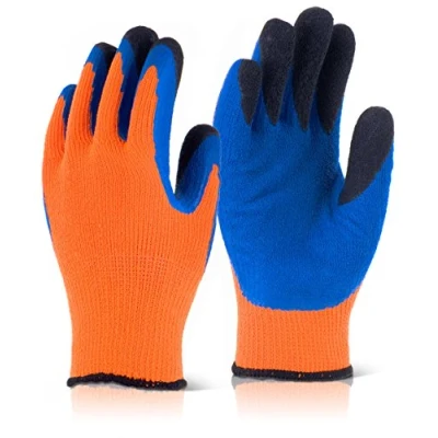 Image of LATEX THERMO STAR FULLY DIPPED GLOVE ORANGE 8