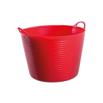 Image of Perry Equestrian Garden Trug/Flexi Tub/Trug Tub/Gorilla Bucket 42L Red
