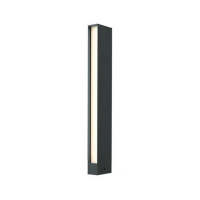 Image of Miziya LED Post Light 12W Aluminium 3000K Dark Grey IP65