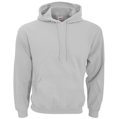 Image of GILDAN Heavy Blend Adult Unisex Hooded Sweatshirt/Hoodie (L) (Ash)