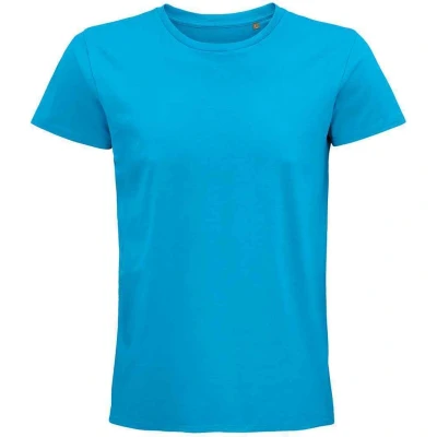 Image of SOLS Unisex Adult Pioneer Organic T Shirt (Aqua Blue) Size X Large