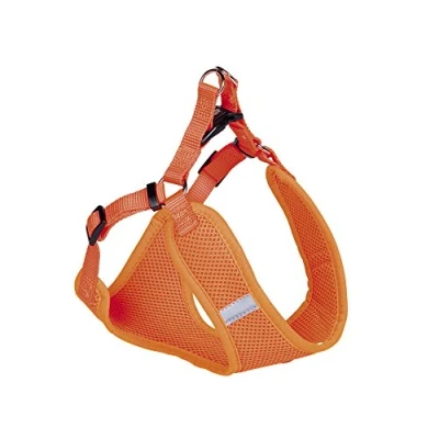 Image of Nobby Mesh Harness with Reflective Stripe, Large, Neon Orange