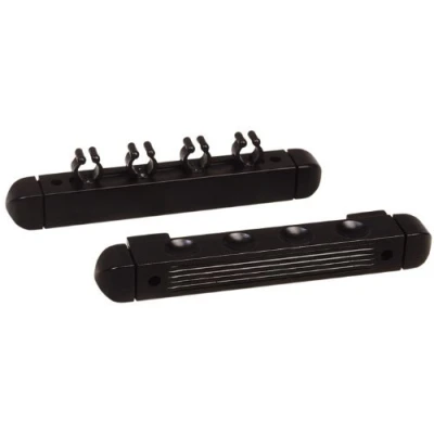 Image of Cue Wall Rack Holds 4 Cues Black