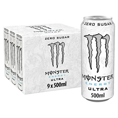 Image of Monster Ultra Energy Drink, 9 x 500ml