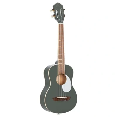 Image of Ortega Guitars Tenor Ukulele gray Gaucho Series includes Gig Bag Agathis wood (RUGA PLT)