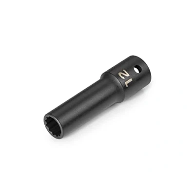 Image of TEKTON 1/2 Inch Drive x 12 mm Deep Point Impact Socket SID23312