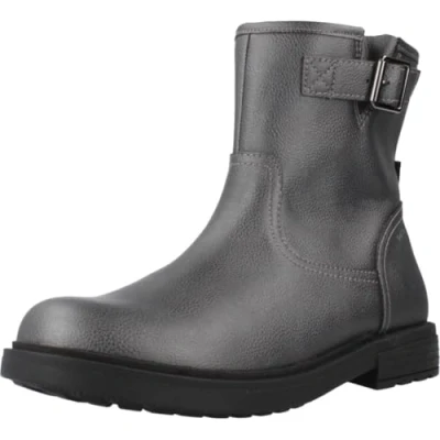 Image of Geox J Eclair Girl B Ankle Boot, Gun, 0 UK