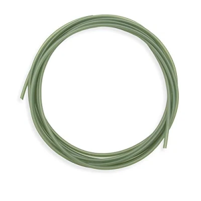 Image of Bank Tackle PVC Rig Tubing Anti Tangle Quick Sinking Carp Fishing Rigs Terminal (Translucent Green, 20 Meters)