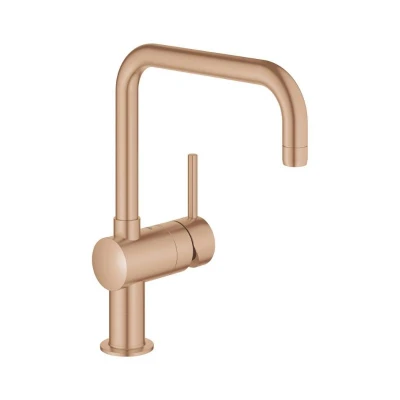 Image of Grohe Minta Single Lever Sink Mixer Brushed Warm Sunset (32488DL0)