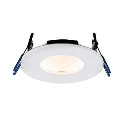 Image of Orbital Smart Fire Rated Integrated LED 1 Light Recessed Matt White IP65