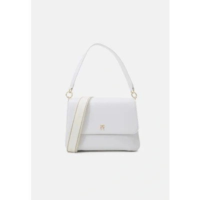 Image of Tommy Hilfiger Shoulder BAG Handbag, Women&#039;s, Size: One Size, Ecru