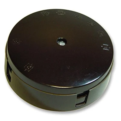 Image of 6 Way 20A Junction Box Brown Boxes Electrical, 1 X Qty 606