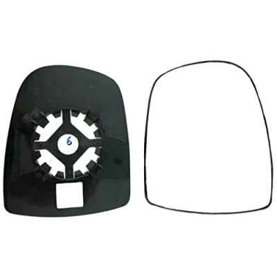 Image of Fits Vauxhall Vivaro, For 1996 to 2002 Convex Wing Mirror Glass RIGHT HAND ( UK Driver Side )