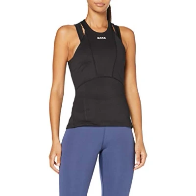 Image of Bjorn Borg Women&#039;s Tank CASA T Shirt, Black Beauty, 36