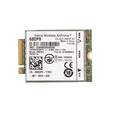 Image of Sierra Wireless AirPrime 68DP9 Card For Dell Venue 8 and 11 Pro# EM8805 WWAN HSPA+ (NGFF) DW5570