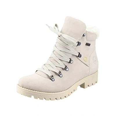 Image of Rieker Women&#039;s 78535 Fashion Boot, Beige, 4 UK