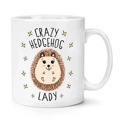 Image of Crazy Hedgehog Lady 10oz Mug Cup