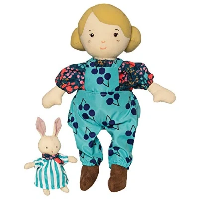 Image of Manhattan Toy Playdate Friends Ollie Machine Washable and Dryer Safe 35.56cm Doll with Companion Stuffed Animal